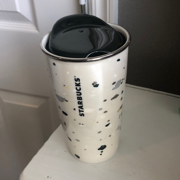 Starbucks Other - Starbucks Ceramic Cheetah Tumbler